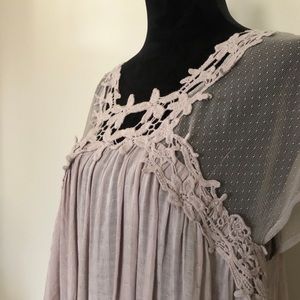 Maurices lace and mesh blouse